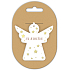Nekupto Weihnachtskeramik Ornament Sie sind einzigartig 6 x 6 cm
