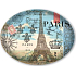 Michel Design Works Seifenschale oval Paris 16 x 12 cm