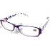 Berkeley Reading Prescription Glasses +1,5 lila Plastikseite mit Rechtecken 1 Stück MC2084