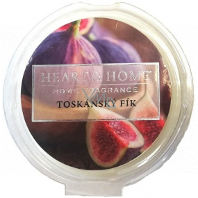 Heart & Home Tuscan Fig Soja natürliches duftendes Wachs 26 g