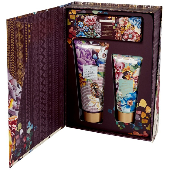 Heathcote & Ivory The Artist´s Journey Körperlotion 200 ml + Handcreme 100 ml + Badesalz 150 g, Kosmetikset