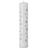 Emocio Kerzenkalender Schneeflocken silberweiß 50 x 250 mm