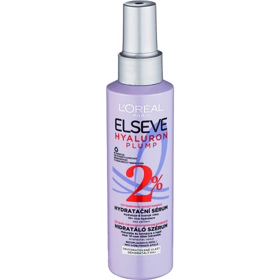 Loreal Paris Elseve Hyaluron Plump 72h feuchtigkeitsspendendes Serum für dehydriertes Haar Spray 150 ml