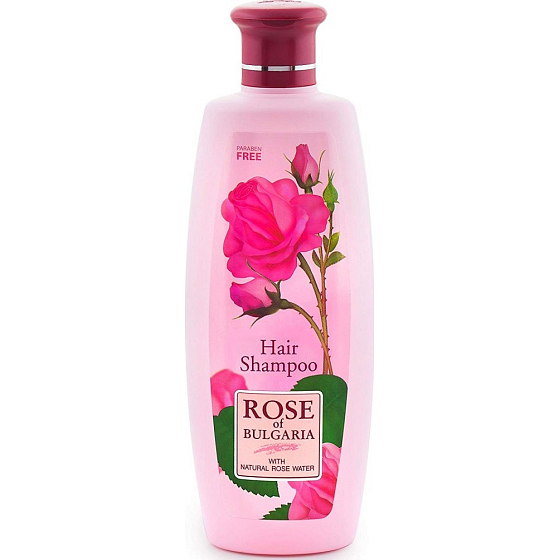 Rose of Bulgaria Shampoo mit Rosenwasser für alle Haartypen 330 ml
