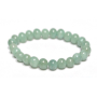 Jadeite Burmese grün Armband elastisch Naturstein, Kugel 8 mm / 16 - 17 cm