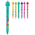 Colorino Gummierter Stift Jelly Heads tm.grün, blau Füllung 0,5 mm