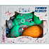Bohemia Gifts Dino glitzernde Badekugel 70 g + Wasserpistole, Kosmetikset für Kinder