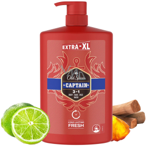 Old Spice Captain 3in1 Duschgel und Shampoo für Männer 1000 ml