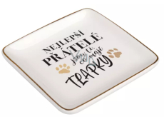 Albi Trifle tray - Die besten Freunde sind die mit den Pfoten 8,5 x 8,5 cm