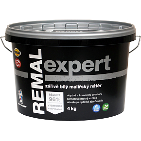 REMAL Expert strahlend weiße Innenfarbe für Wände, 4 kg REMAL Expert strahlend weiße Innenfarbe für Wände, 4 kg