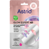 Astrid Glow Expert 4D textile Gesichtsmaske, 1 Stk