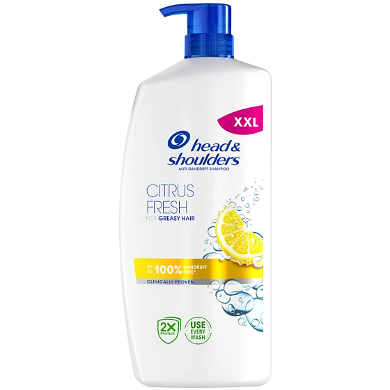 Head & Shoulders Citrus Fresh – šampon proti lupům s citrusovou vůní, 800 ml