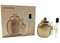 Coach Gold Parfum 50 ml + cestovní parfém 7,5 ml, dárková sada pro ženy