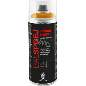 BALSPREJ Decklack universell in Sprühdose, RAL 1003 Signalgelb, 400 ml