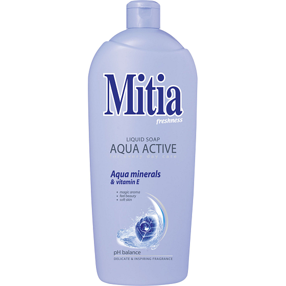 Mitia Aqua Active Flüssigseife, Nachfüllung, 1 l