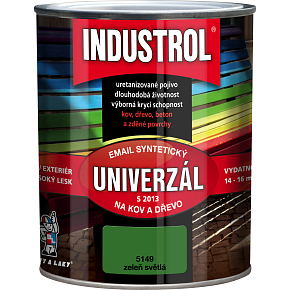 Industrol S2013 universell glänzende Oberflächenfarbe für Metall und Holz, 5149 hellgrün, 600 ml
