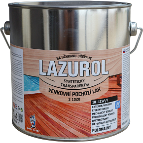 Lazurol S1020 Fußbodenlack für Holz seidenmatt, farblos, 2,5 l