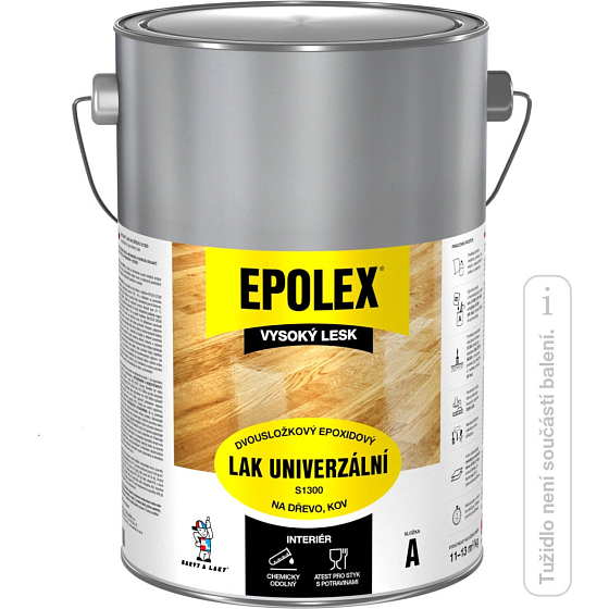 Epolex s1300 glänzend zweikomponenten Holzlack, ohne Härter, 2,5 kg