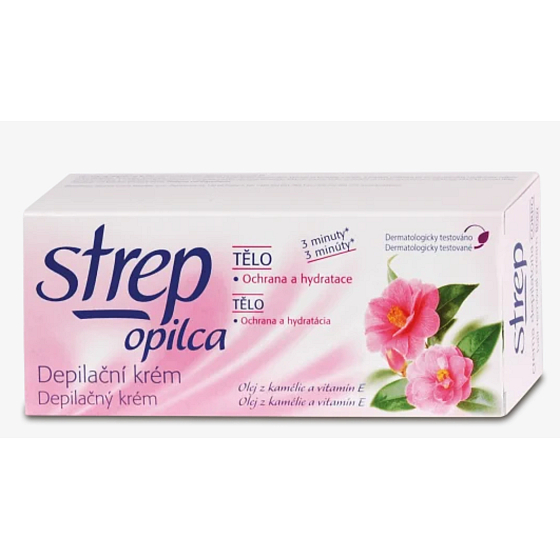 Opilca Strep Haarentfernungscreme Kamelienöl und Vitamin E 100ml