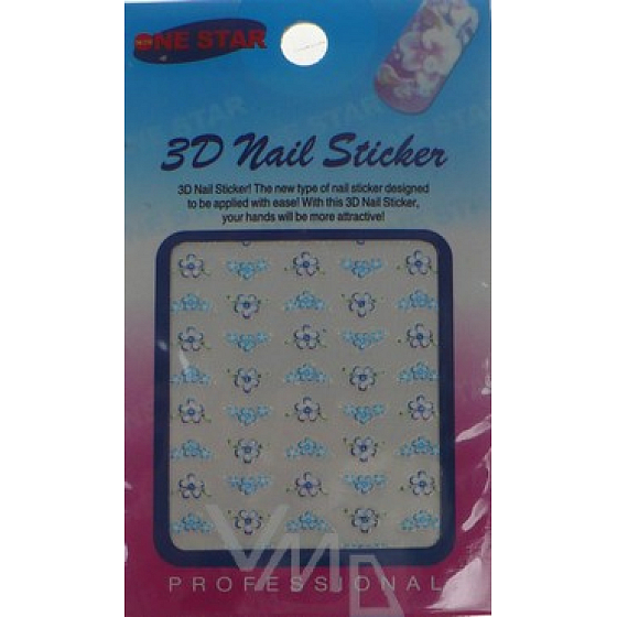 Nagelsticker 3D Nagelsticker 1 Blatt KU 13137