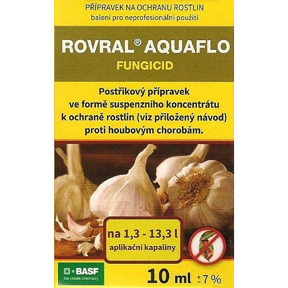 Basf Rovral Aquaflo Präparat gegen Pilzkrankheiten und Beizen von Knoblauch 10 ml