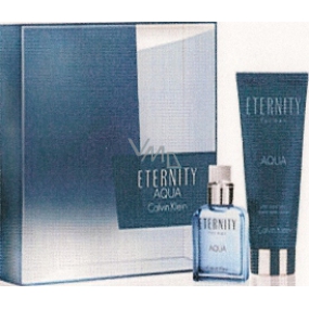 Calvin Klein Eternity Aqua für Männer Eau de Toilette 30 ml + Aftershave 100 ml, Geschenkset