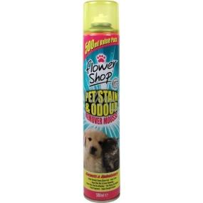 FlowerShop Pet Flecken- und Geruchsentferner Mousse Teppichreinigungsschaum 500 ml