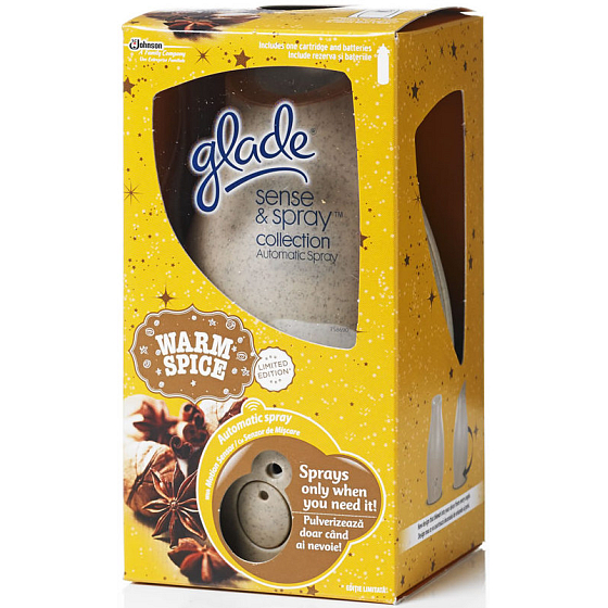Glade Sense Warm Spice automatischer Lufterfrischer 18 ml Spray