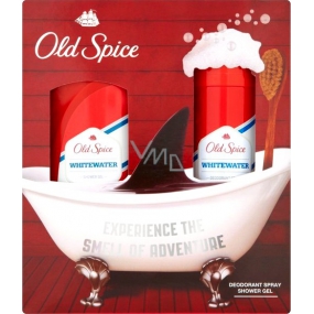 Old Spice White Water Deodorant Spray für Männer 150 ml + Duschgel 250 ml, Kosmetikset