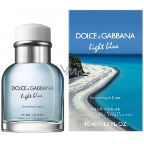 Dolce & Gabbana Hellblau Schwimmen im Lipari Eau de Toilette für Männer 40 ml