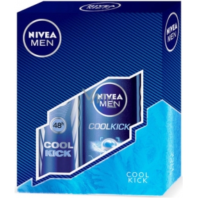 Nivea Men Cool Kick Duschgel 250 ml + Antitranspirant Deodorant Spray 150 ml, Kosmetikset