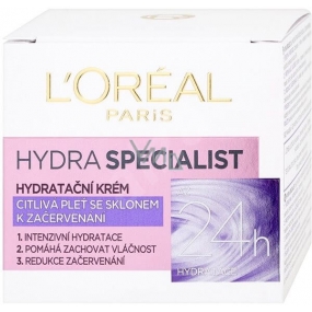 Loreal Paris Hydra Specialist Day Feuchtigkeitscreme für empfindliche Haut, die zu Rötungen neigt 50 ml