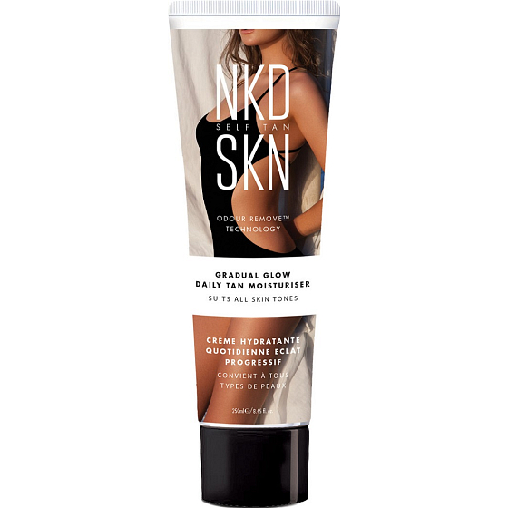 Vita Liberata NKD SKN Allmähliches Glühen Täglich Tan Feuchtigkeitscreme, die allmählich Körperlotion 250 ml isst