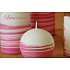 Lima Aromatische Spirale Sommerbrise Kerze weiß - rosa Kugel 100 mm 1 Stück