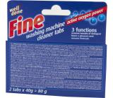 Well Done Fine Tabletten zur Maschinenreinigung 2 x 40 g
