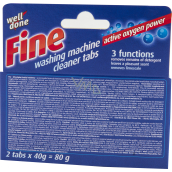 Well Done Fine Tabletten zur Reinigung der Waschmaschine 2 x 40 g