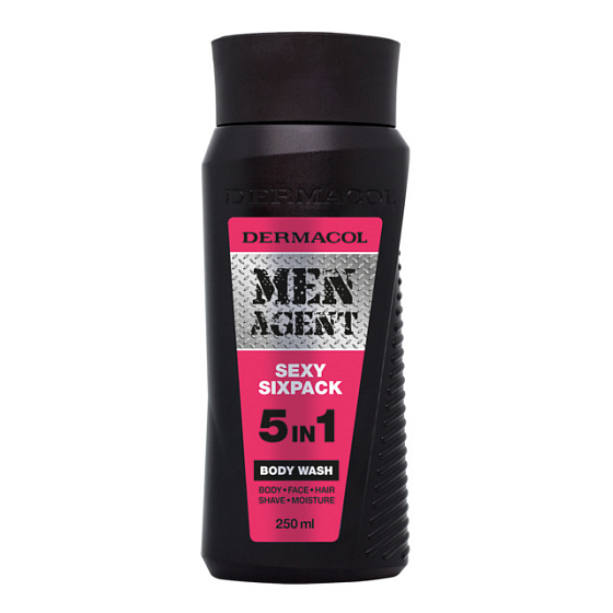 Dermacol Men Agent 5v1 Sexy Sixpack Duschgel für Männer 250 ml