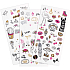 Essenz Holen Sie sich Ihren Glitzer auf! Tattoo 01 Doodle Bomb 3 Blatt