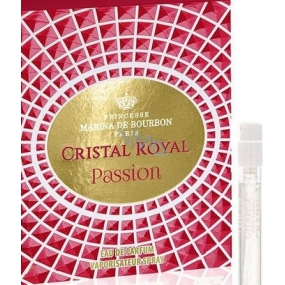 Marina De Bourbon Cristal Royal Passion parfümiertes Wasser für Frauen 1 ml mit Spray, Fläschchen