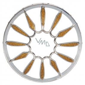 Yankee Candle Holiday Sparkles ausgefallener Metallring auf mittelgroßen und großen Duftkerzen Classic Illuma Lid