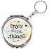 Albi Spiegel - Schlüsselanhänger mit dem Text Enjoy the little things 6,5 cm