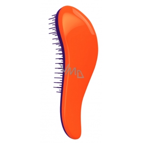 Dtangler Detangling Brush Brush zum einfachen Kämmen von Haaren 18,5 cm Orange-Lila