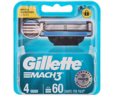 Gillette Mach3 Ersatzkopf 4 Stück, für Herren