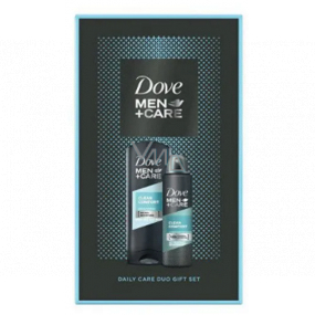 Dove Men + Care Clean Comfort Duschgel 400 ml + Antitranspirant Deodorant Spray 150 ml, Kosmetikset