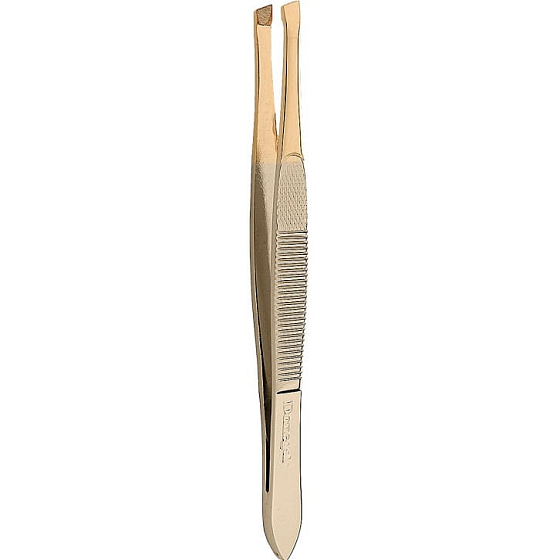 Donegal Pinzette schräg Gold 9 cm 1 Stück 9723