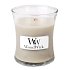 WoodWick Wood Smoke - Duftkerze aus Zedernholzrauch mit Holzdocht und Deckelglas klein 85 g