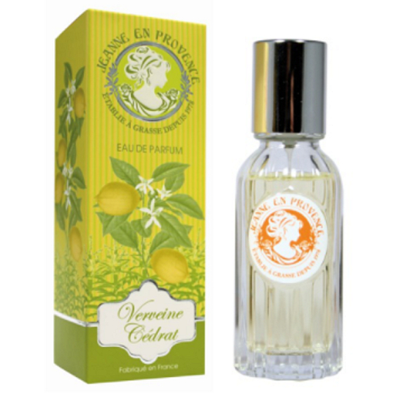 Jeanne en Provence Verveine Cédrat - Parfümwasser mit Eisenkraut und Zitrusfrüchten für Frauen 20 ml