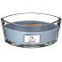 WoodWick Seaside Neroli - Duftkerze von Coastal Neroli mit breitem Holzdocht und Glasbootsdeckel 453 g