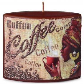 Kerzen Kaffee Kaffee-Duftkerze Ellipse 110 x 40 x 110 mm