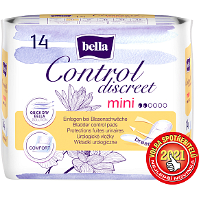 Bella Control Discreet Mini-Inkontinenzeinlagen 14 Stück
